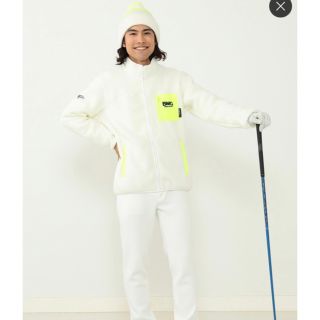 ビームス(BEAMS)のBEAMS GOLF ORANGE LABEL パイピング ボア ブルゾン(ウエア)