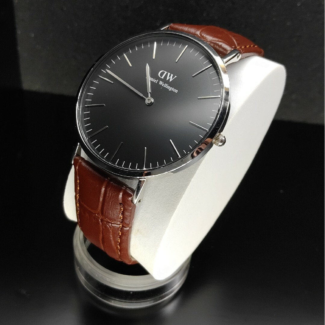 ■Daniel Wellington 42mm 稼働品　ブラック