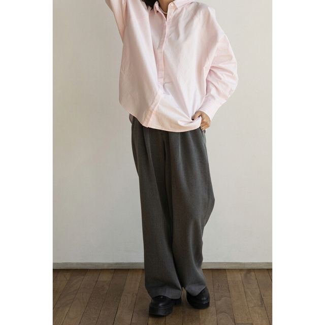 CAVEZA ROSSO カベサロッソベーシックストレートスラックス GRAY | www