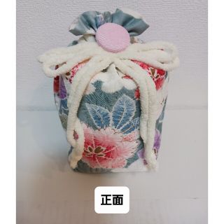 骨壷カバー　三寸タイプ　淡い花柄　ハンドメイド(おもちゃ/ペット小物)