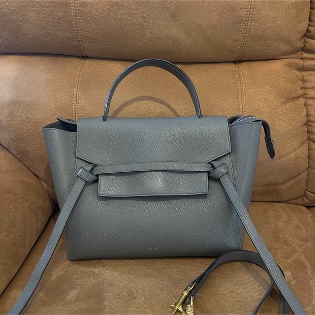 商品名ベルトバッグミニCELINE セリーヌ ベルトバッグ ミニ グレー