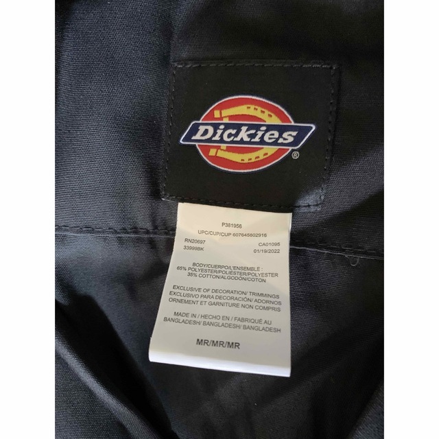 Dickies(ディッキーズ)のディッキーズ つなぎ 半袖 【未使用品】ブラック メンズのパンツ(サロペット/オーバーオール)の商品写真