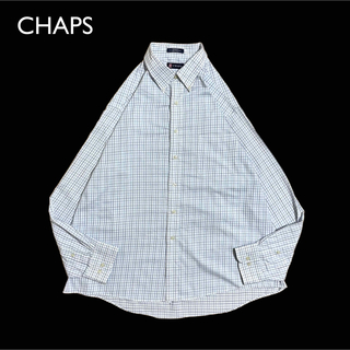 チャップス(CHAPS)の【CHAPS】XL ビッグサイズ 格子柄 長袖 ボタンダウン ラルフ チャップス(シャツ)