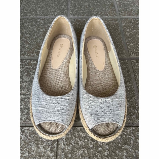 夏用　グレーパンプス　Sサイズ レディースの靴/シューズ(ハイヒール/パンプス)の商品写真