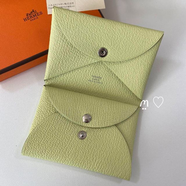 HERMES エルメス カルヴィデュオ ミニ財布 コインカードケース 美品