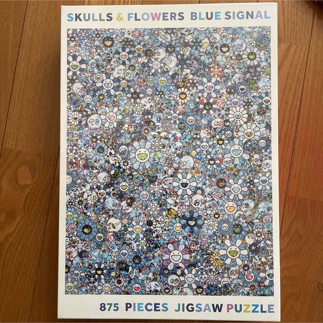 村上隆 パズル SKULLS \u0026 FLOWERS BLUE SIGNAL | www.esn-ub.org