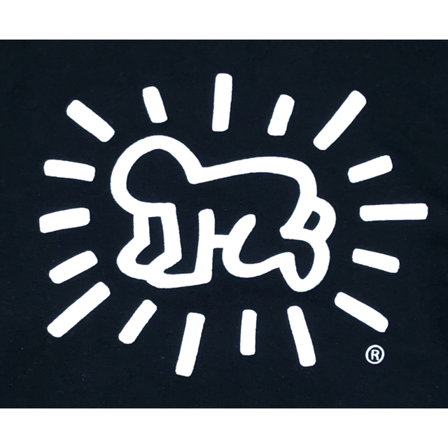 KEITH HARING(キースヘリング)の美品 コロンビア キースへリング 袖レザー スタジャン M スタジアムジャケット メンズのジャケット/アウター(スタジャン)の商品写真