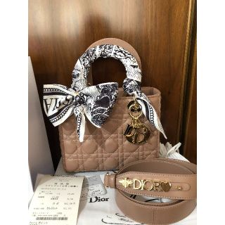 希少 LADY DIOR フォンホルダー カナージュ ラムスキン 水色 | www