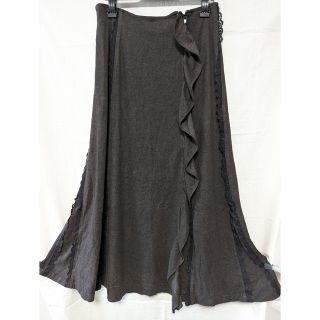 ミホマツダ　ロング巻きスカート(ロングスカート)