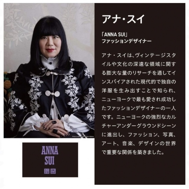 ANNA SUI(アナスイ)のレア　未開封　ユニクロ ANNA SUI シフォンワンピース XS レディースのワンピース(ひざ丈ワンピース)の商品写真