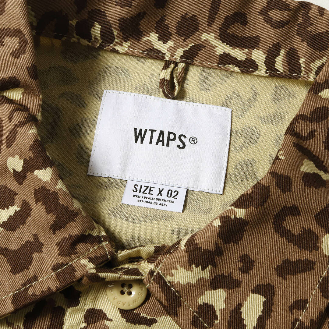 WTAPS ダブルタップス ジャケット レオパード柄 ミリタリー ジャングル シャツジャケット JUNGLE 01 21SS ベージュ M アウター  ブルゾン 【メンズ】