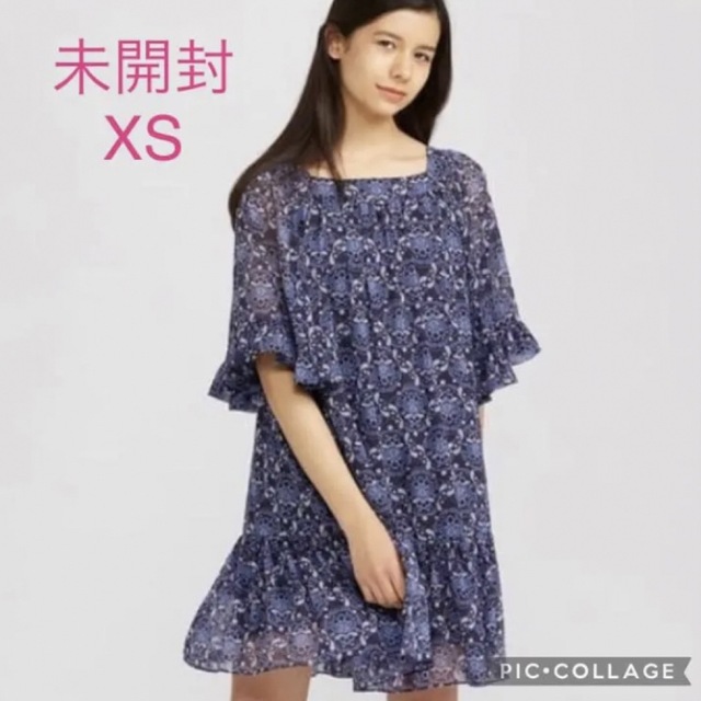 レア　未開封　ユニクロ ANNA SUI シフォンワンピース XS | フリマアプリ ラクマ