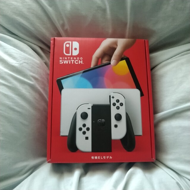 新品同様】任天堂スイッチ本体有機ELホワイト☆メーカー保証付き☆匿名