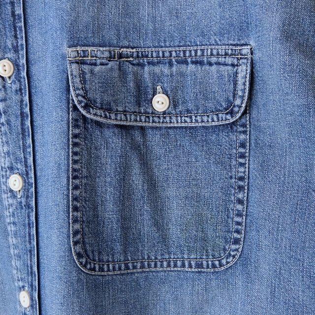 GAP(ギャップ)のGAP INDIGO DENIM SHIRTS L SHIRT23008 メンズのトップス(シャツ)の商品写真