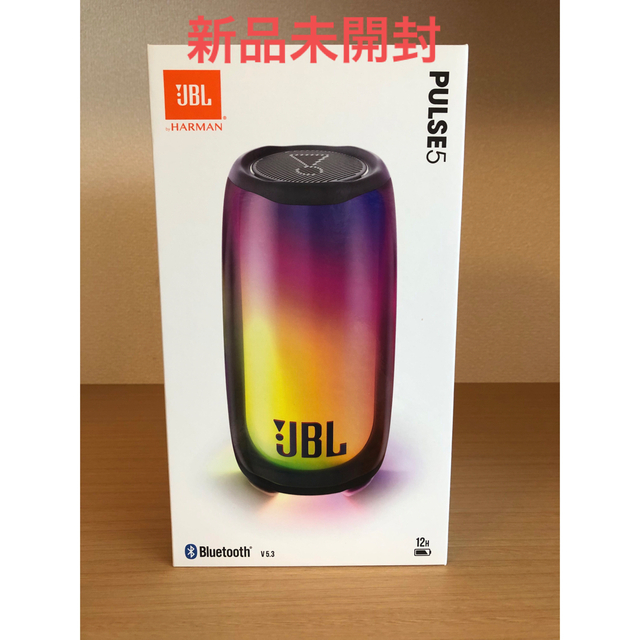 無防滴防水機能【新品未開封】JBL PULSE5 BLACK Bluetoothスピーカー