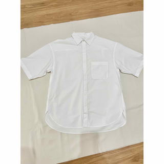 ジーユー(GU)のGU オーバーサイズシャツ　5部袖(シャツ/ブラウス(半袖/袖なし))