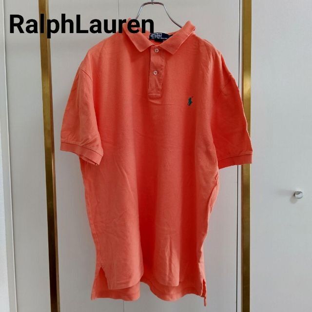 POLO RALPH LAUREN(ポロラルフローレン)のラルフローレン/RalphLauren/XL/オレンジポロシャツ メンズのトップス(ポロシャツ)の商品写真