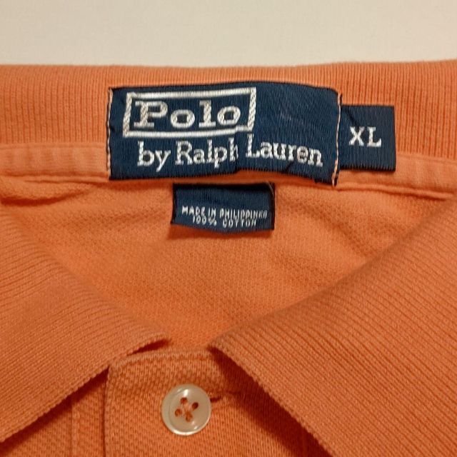 POLO RALPH LAUREN(ポロラルフローレン)のラルフローレン/RalphLauren/XL/オレンジポロシャツ メンズのトップス(ポロシャツ)の商品写真