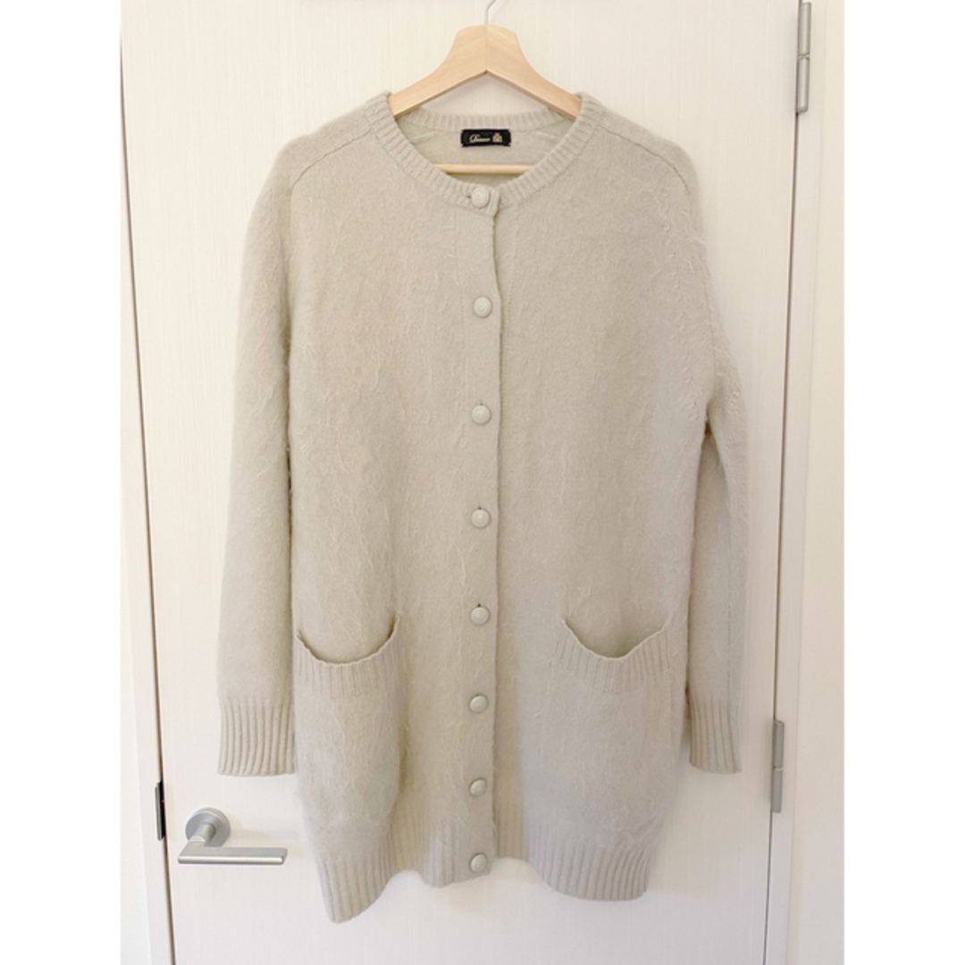 Drawer(ドゥロワー)のDrawer Cashmere Cardigan♡ Gray レディースのトップス(カーディガン)の商品写真