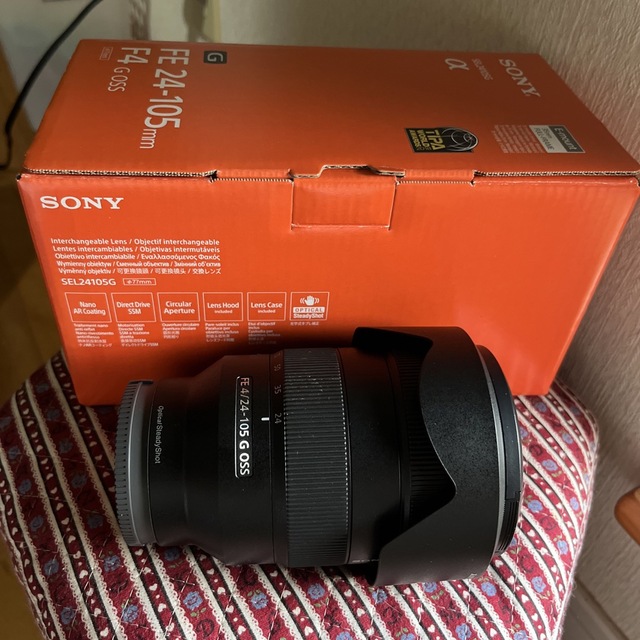 SONYレンズ　FE 24-105mm F4 G OSS　純正プロテクター付き