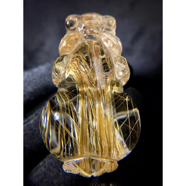 激安先着 ⭐︎【天然】タイチンクオーツ ルース 42.3g 貔貅 各種パーツ