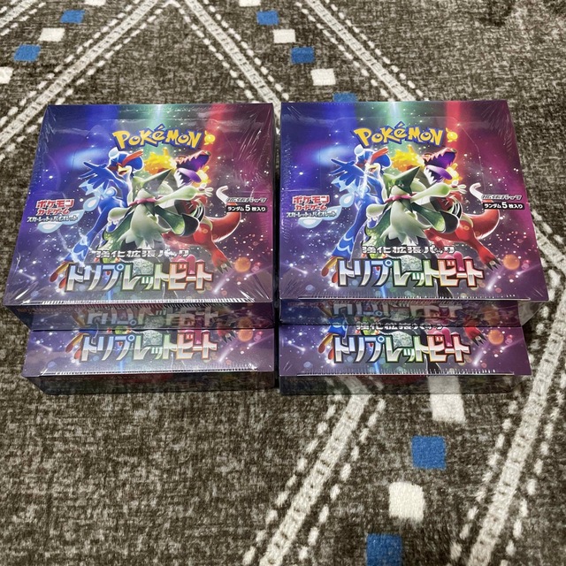 激安商品 ポケモンカード トリプレットビート 新品未開封ボックス 4box