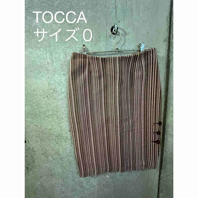 TOCCA(トッカ)のTOCCA トッカ ストライプ タイトスカート  レディースのスカート(ひざ丈スカート)の商品写真