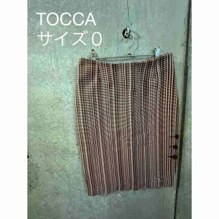 トッカ(TOCCA)のTOCCA トッカ ストライプ タイトスカート (ひざ丈スカート)