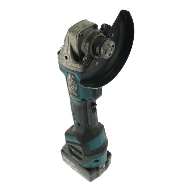 ☆中古品☆makita マキタ 18V 充電式ディスクグラインダー GA418D サンダー パドルスイッチ 純正バッテリー1個BL1860B (6.0Ah) 67596