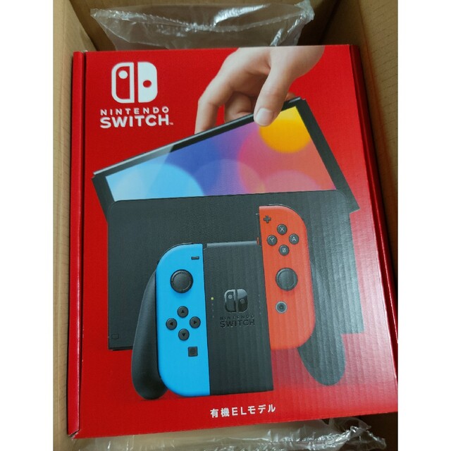 Nintendo Switch(ニンテンドースイッチ)のニンテンドーSwitch 有機ELモデル本体キット新品未使用未開封品 エンタメ/ホビーのゲームソフト/ゲーム機本体(家庭用ゲーム機本体)の商品写真