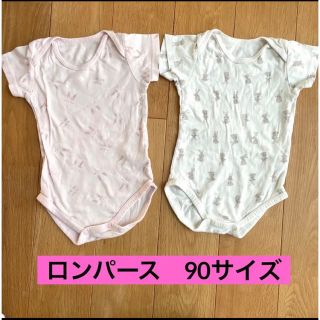 アカチャンホンポ(アカチャンホンポ)の女の子　肌着　ロンパース　90サイズ　セット売り ベビー肌着 ボディスーツ 半袖(下着)