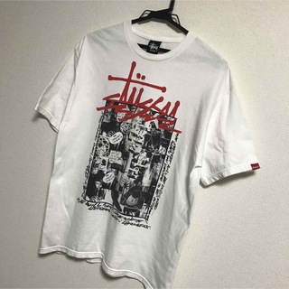 stussy × フューチュラ WネームTシャツ