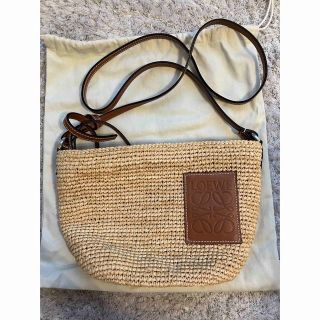 LOEWE - ロエベ LOEWE ポシェットバッグ ラフィア&カーフの通販