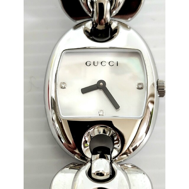 Gucci(グッチ)の★新品電池交換済★☆美品☆GUCCI マリーナチェーン 121.5 グッチ レディースのファッション小物(腕時計)の商品写真