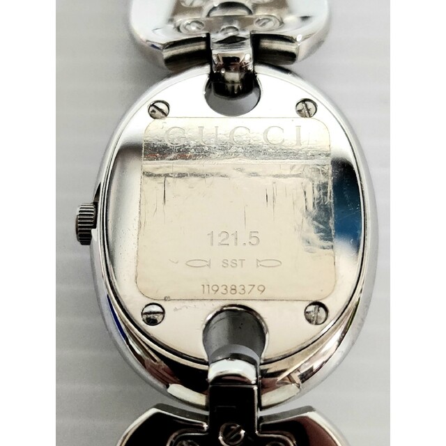 GUCCI - ☆新品電池交換済美品☆GUCCI マリーナチェーン 121.5 GUCCI - ☆新品電池交換済美品☆GUCCI マリーナチェーン 121.5
