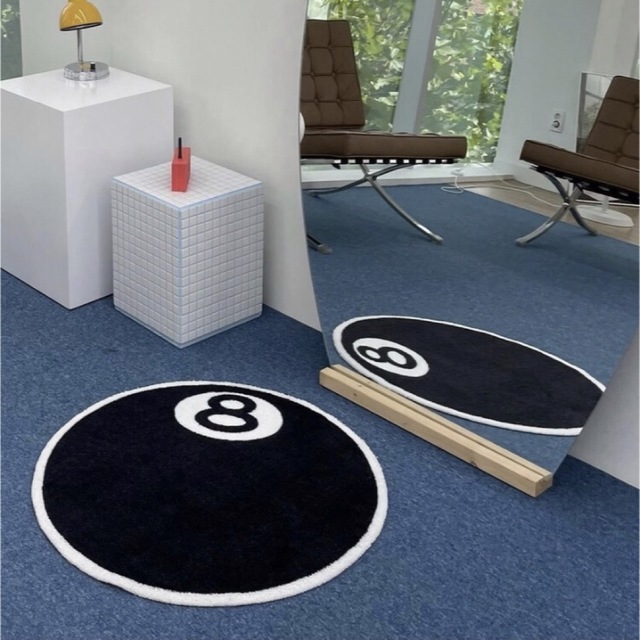 新品未使用☆STUSSY 8-BALL RUG エイトボール MAT ラグ