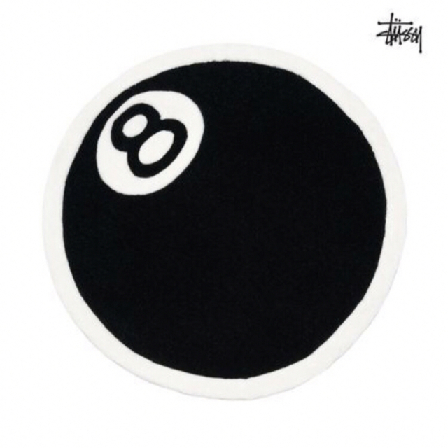 新品未使用☆STUSSY 8-BALL RUG エイトボール MAT ラグ