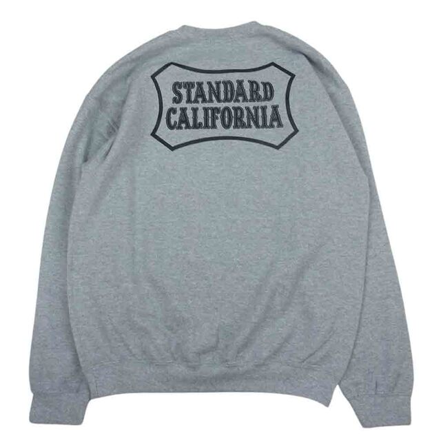 STANDARD CALIFORNIA(スタンダードカリフォルニア)のSTANDARD CALIFORNIA スタンダードカリフォルニア VANS × SD Logo Sweat Standard California バンズ スタンダードカリフォルニア 20周年 スウェット  グレー系 M【新古品】【未使用】【中古】 メンズのトップス(スウェット)の商品写真