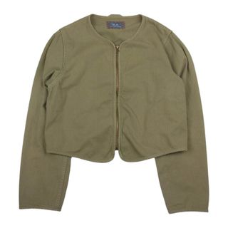 ロンハーマン(Ron Herman)のRon Herman ロンハーマン 3310400050 R.H.vintage ロンハーマンヴィンテージ Liner Jacket へリンボーン ノーカラージャケット カーキ系 S【中古】(その他)