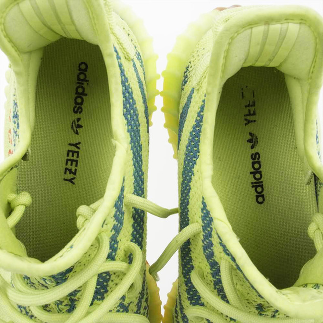 adidas(アディダス)のadidas アディダス スニーカー B37572 YEEZY BOOST 350 V2 Semi Frozen Yellow イージーブースト セミフローズン イエロー スニーカー イエロー系 ライトブルー系 28cm【中古】 メンズの靴/シューズ(スニーカー)の商品写真