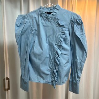 ザラ(ZARA)のZARA フリルブラウス(シャツ/ブラウス(長袖/七分))