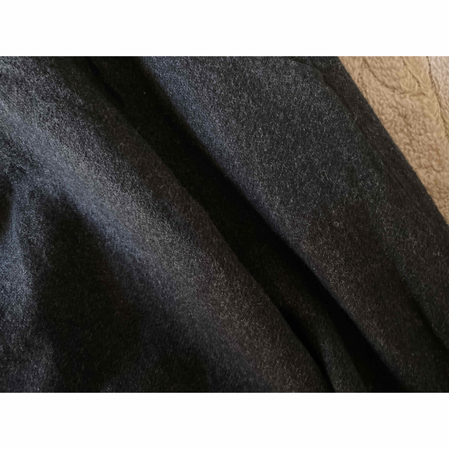 nest Robe(ネストローブ)のnest Robe ネストローブ ウールサルエルパンツ ダークグレー レディースのパンツ(サルエルパンツ)の商品写真