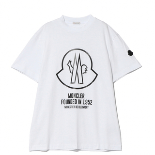 モンクレール(MONCLER)の☆モンクレール　1952 ロゴプリントTシャツ　サイズL   正規品(Tシャツ/カットソー(半袖/袖なし))