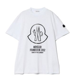 モンクレール(MONCLER)の☆モンクレール　1952 ロゴプリントTシャツ　サイズL   正規品(Tシャツ/カットソー(半袖/袖なし))