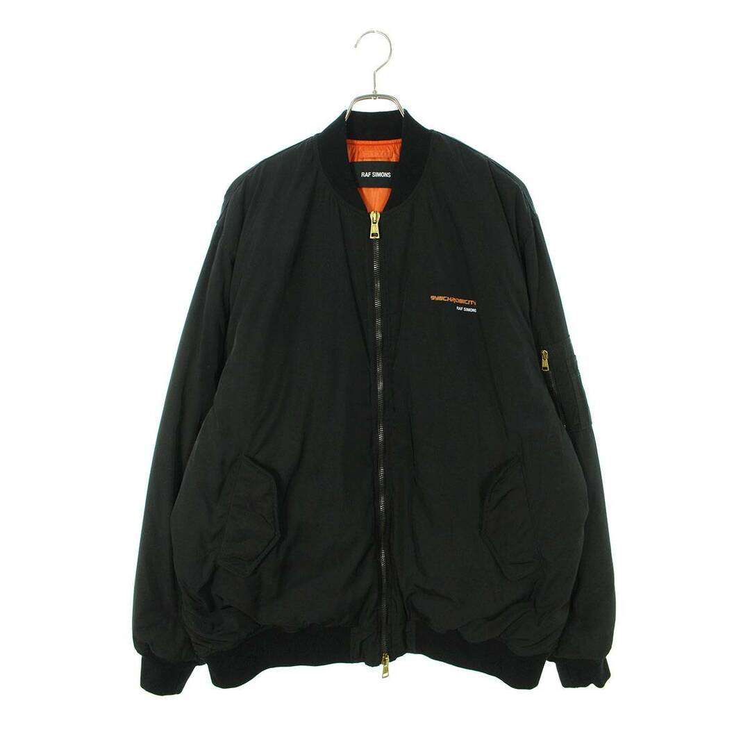 ラフシモンズ  212-M621A  Synchronicity Bomber Jacket シンクロニシティプリントボンバージャケットブルゾン メンズ 44