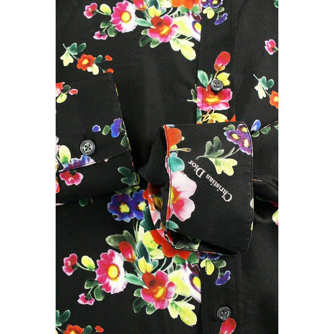 ディオール ×カウズ KAWS 19SS 923C561W6009 BEE刺繍総柄シルク長袖