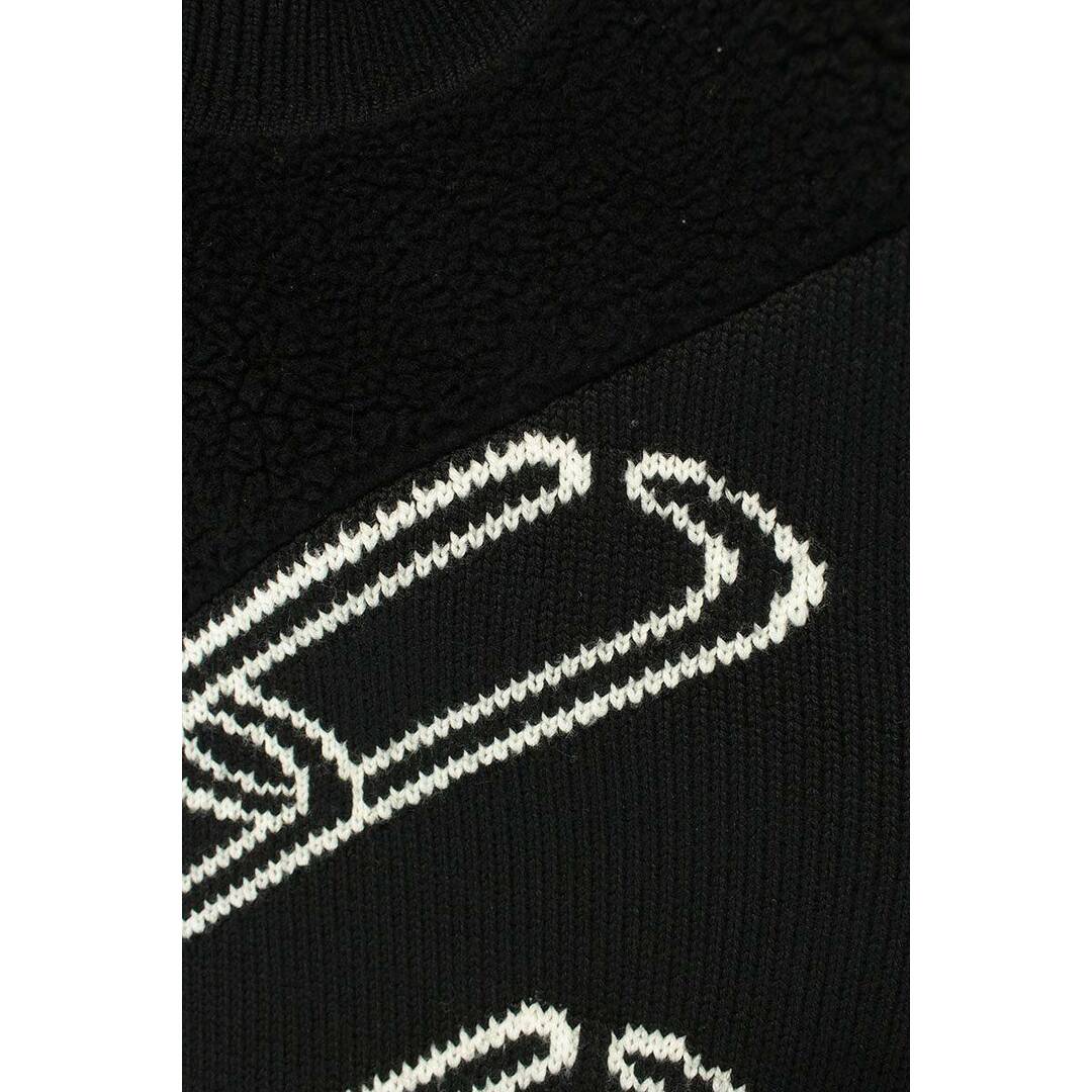 FENDI - フェンディ FZX073 AL3S フロントロゴボアニット メンズ 52の
