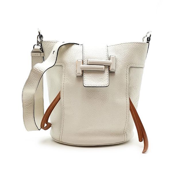 新品本物】 TOD'S - 美品 トッズ TOD'S バケットバッグ ダブルT 03