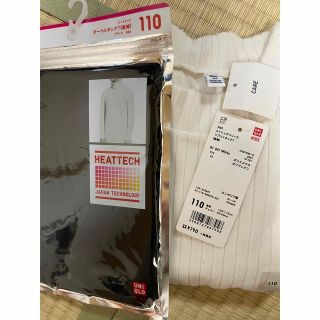 ユニクロ(UNIQLO)のUNIQLO ストレッチフリース リブハイネックT とヒートテックタートルネック(Tシャツ/カットソー)