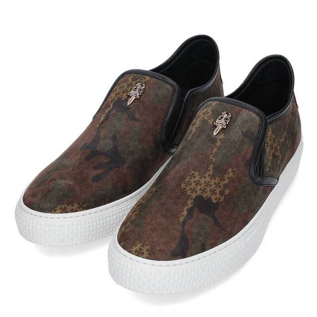 Chrome Hearts - クロムハーツ SLIP ON BLK CALF/スリッポン Chrome Hearts - クロムハーツ SLIP ON BLK CALF/スリッポン
